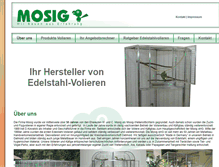 Tablet Screenshot of mosig-ohg.de